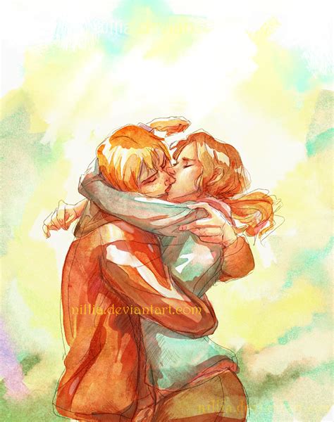 hermione and ron kiss|ron and hermione kiss fan fiction.